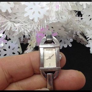 GUCCI 6800L BAMBOO STAINLESS STEEL SWISS MOVEMENT